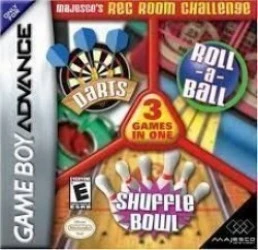 3 In 1 – Darts Roll A Ball Shuffle Bowl GBA Rom